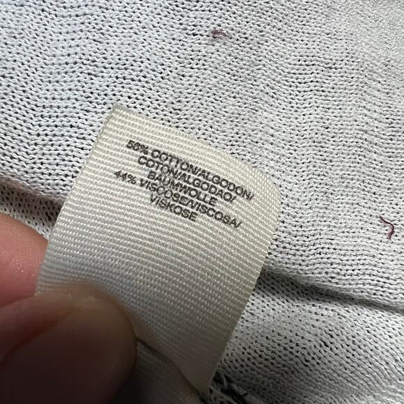 Women's Black and White Open Front Cardigan - Picture 7 of 12